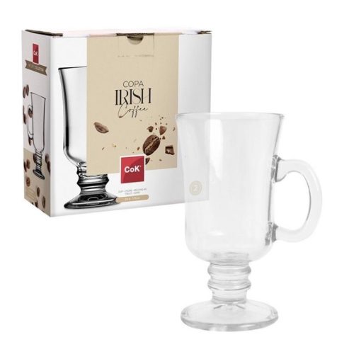 Set 2 Pezzi Bicchiere Tazze Irish Coffe in Vetro 23 cl –