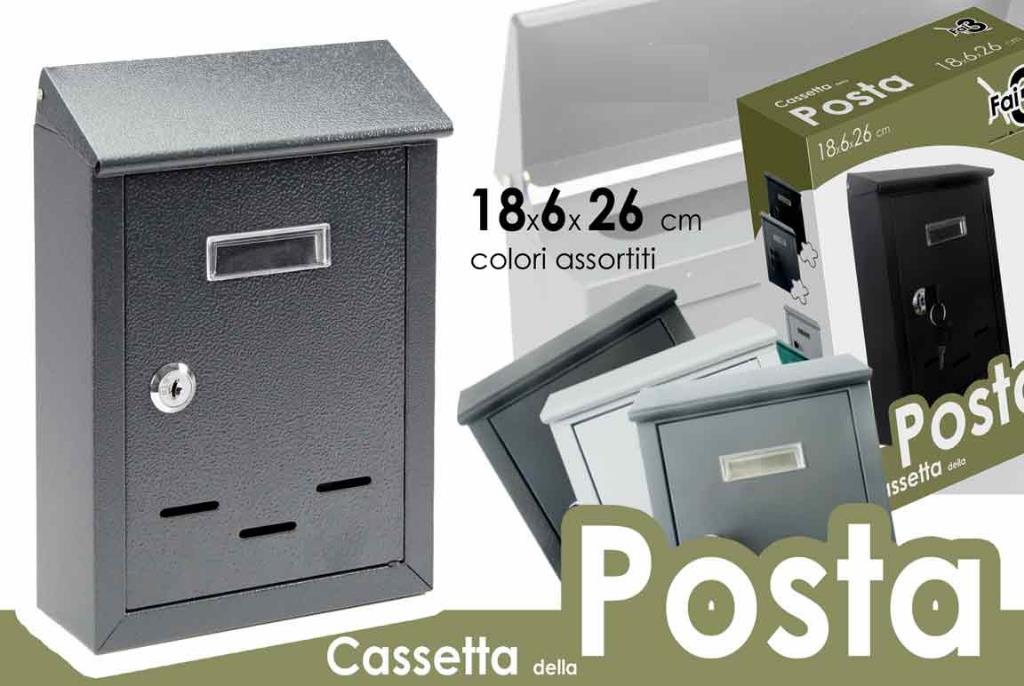 Cassetta delle lettere in legno portalettere portachiavi posta da