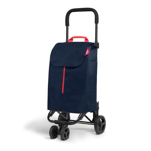 Carrello Spesa Twin New Blu 4 Ruote Telaio in Acciaio Gimi - immagine 1