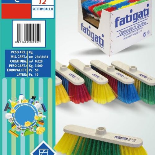 SCOPA EXPORT BICOLORE 23955 FATIGATI - immagine 1